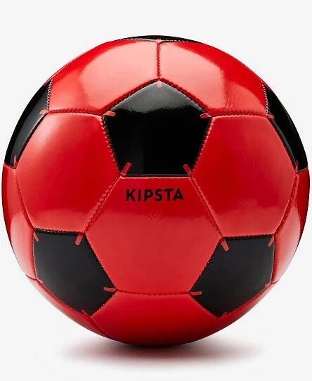 Fotbalový míč KIPSTA Fotbalový míč First Kick velikost 4 (děti od 9 do 12 let) červený 4 ČERVENÁ