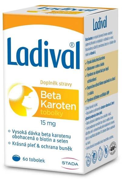 LADIVAL BETA KAROTEN 15 mg