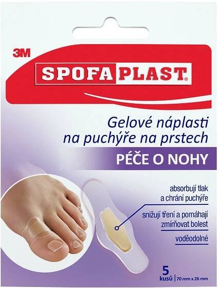 3M Spofaplast 911N Gelová náplast na puchýře na prstech 5 ks