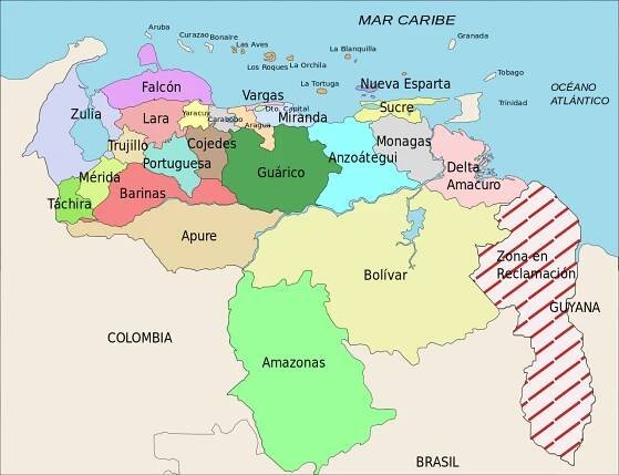 ▷ Státy Venezuely - Česká Wikipedie