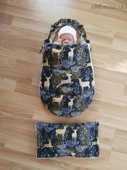 Nepromokavý fusak do kočárku pro panenku Mattea kids