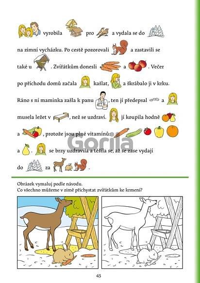 Kniha: Logopedická cvičení se zvířátky (Ivana Novotná) za 6,63€ | Gorila