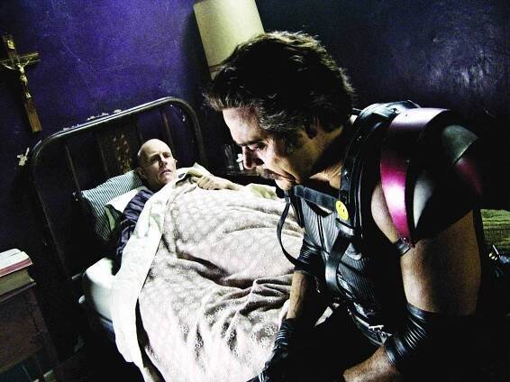 Strážci - Watchmen - Z filmu - Matt Frewer, Jeffrey Dean Morgan
