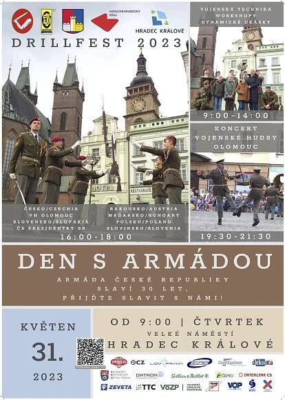 Den s Armádou a přehlídka čestných stráží v Hradci Králové - středa 31. května 2023 - Východočech.cz