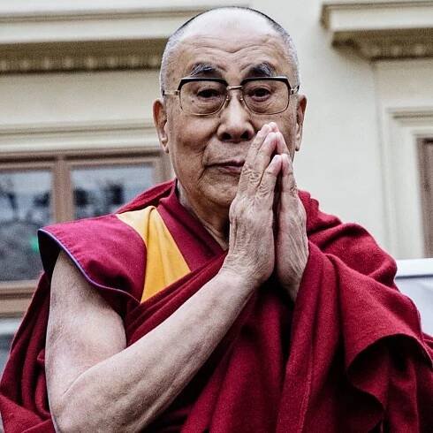 Jeho Svatost dalajláma na Hradčanském náměstí - Češi Tibet podporují
