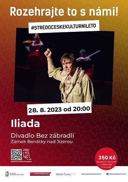 Divadlo Bez zábradlí: Iliada - 28. srpna 2023, 20:00 @ Muzeum Benátecka, Benátky nad Jizerou