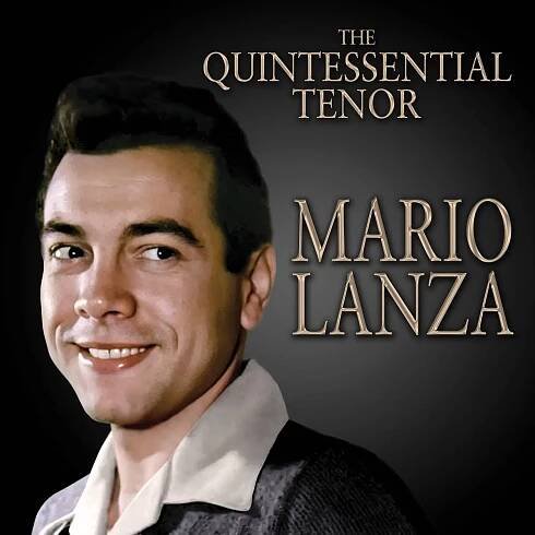 Quintessential Tenor Mario Lanza Sepia CD Final version of cover