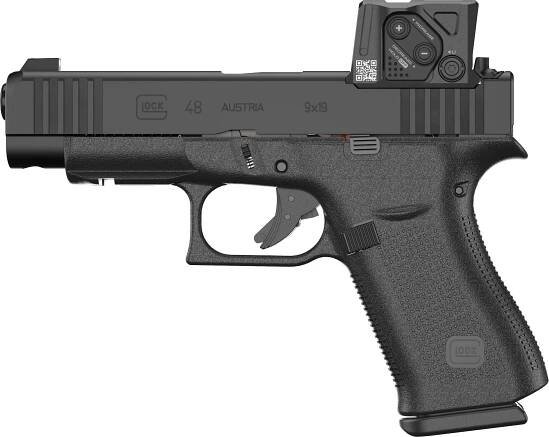 Pistole Glock 48 A-CUTTM / Aimpoint COATM / ráže 9×19