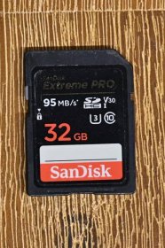 Sandisk SDHC Extreme Pro 32GB UHS-I U3 - FOTORI bazar foto a video techniky