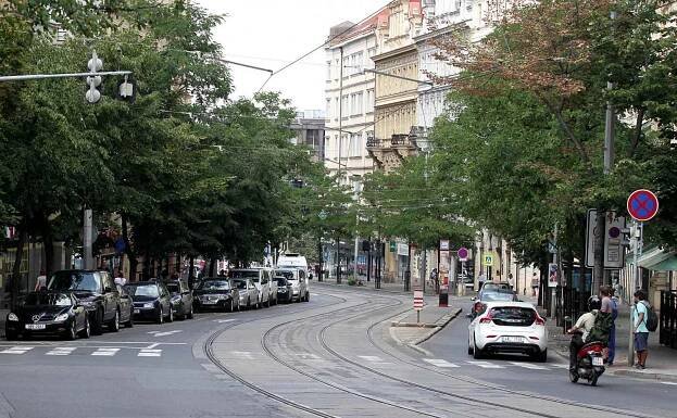 Vinohradská ulice. Ilustrační foto.
