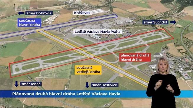 Pražské letiště plánuje postavit novou dráhu ... - YouTube
