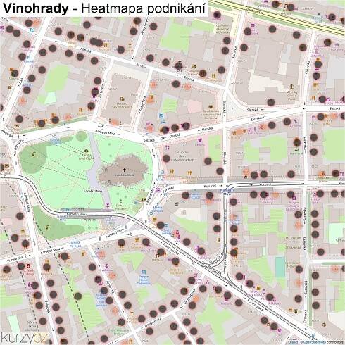 Vinohrady - mapy | Kurzy.cz