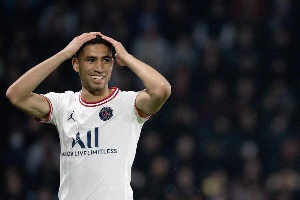 Achraf Hakimi, Paris Saint-Germain player.