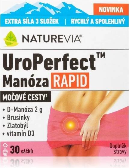 NatureVia UroPerfect Manóza Rapid 30 sáčků