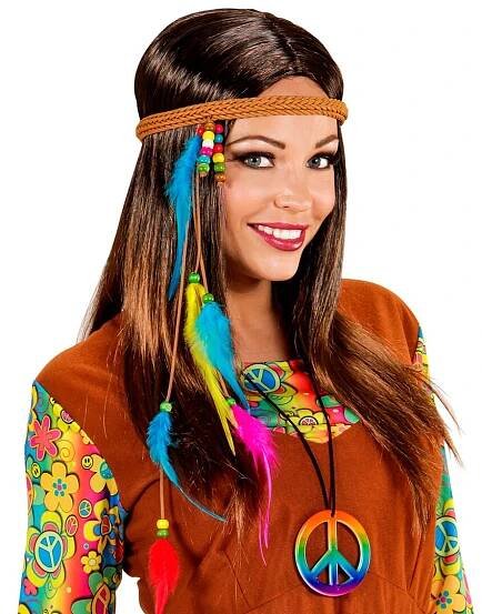 Hippie náhrdelník, duhový | 4lol.cz