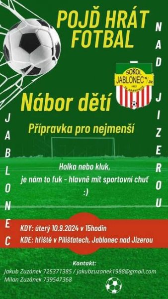 TJ Sokol Jablonec nad Jizerou - Hlavní stránka