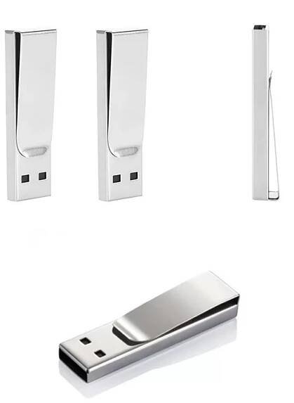 Kovový mini USB flash disk spona | Société s.r.o.