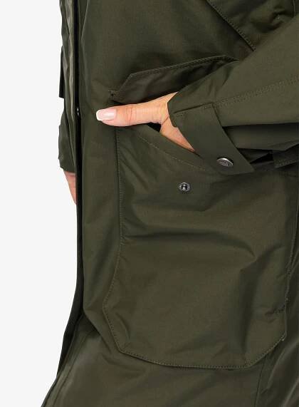 Dámský kabát Didriksons Thelma Parka 10 - deep green
