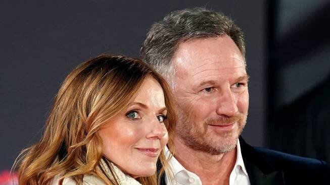 Geri Halliwell-Horner rocks sensational flares for rare red carpet appearance with husband Christian