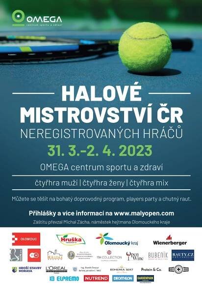 Halové Mistrovství ČR neregistrovaných tenistů | OMEGASPORT Olomouc - Fitness, Tenis, Badminton, Squash a Relax