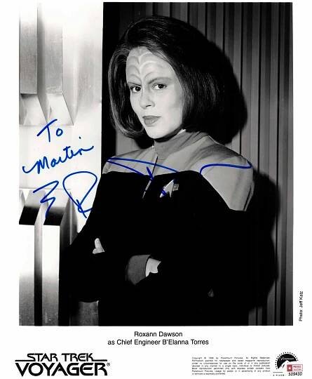 Roxann Dawson / Star Trek - autogram