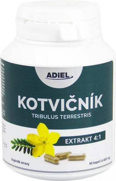ADIEL Kotvičník zemní Tribulus terrestris 90 kapslí od 359 Kč - NajduZboží.cz