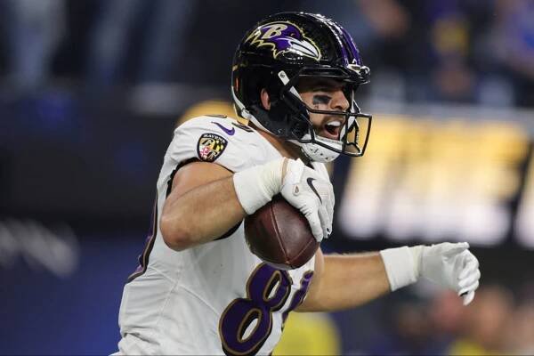 Baltimore Ravens star tight end Mark Andrews.