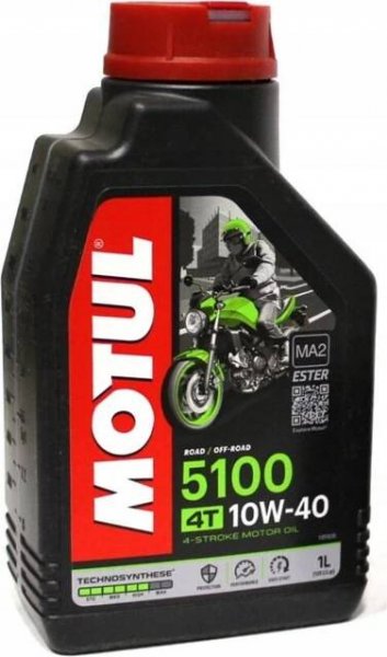 Motul 5100 4T 4taktní motocyklový olej 10W-40 HD - 1 litr