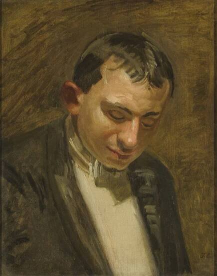The Referee - Study for Taking the Count (1898) by Thomas Eakins, Hirshhorn Museum and Sculpture Garden.