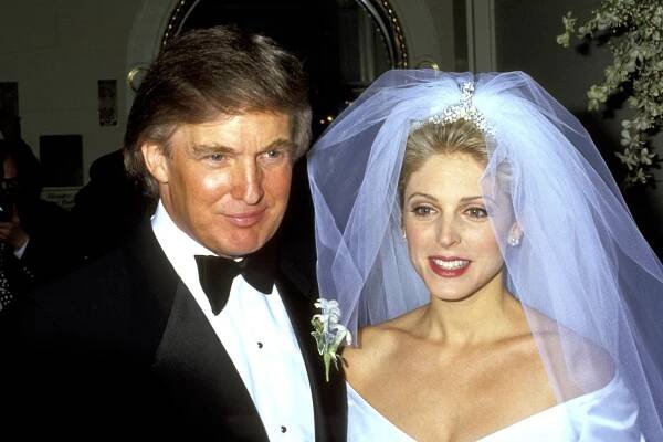 Donald Trump and Marla Maples