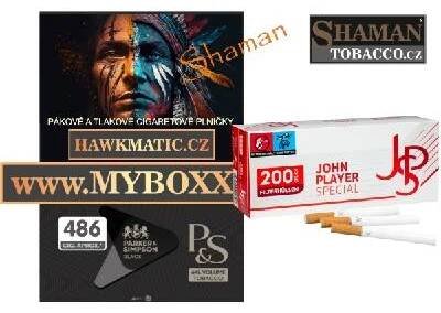 P&S 219g cigaretový tabák + dutinky REGULAR zdarma Dutinky REGULAR: JPS 200