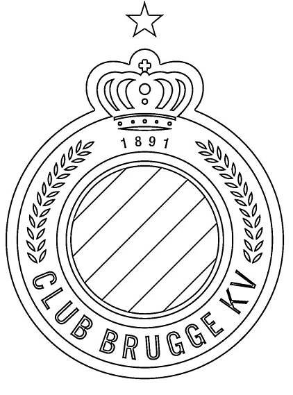 Club Brugge KV omalovánka