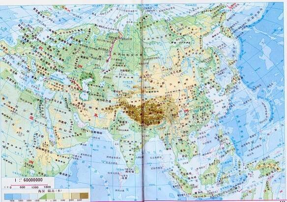 Maps of Asia and Asia countries | Political maps, Administrative and Road maps, Physical and Topographical maps of Asia