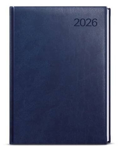 Denní diář - Goliáš - Vivella - A4 - modrá 2026