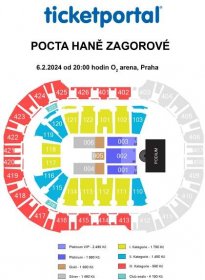 POCTA HANĚ ZAGOROVÉ – O2 arena