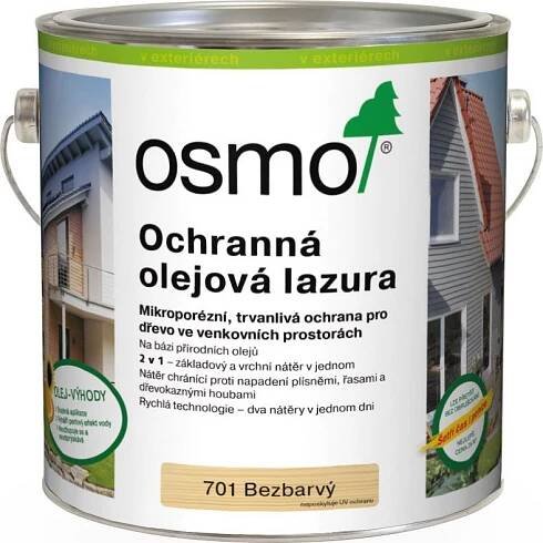 OSMO Color Ochranná olejová lazura matná 2,5 l bezbarvá od 2 774 Kč
