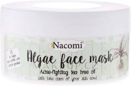 Alginátová maska na obličej "Zelený čaj" - Nacomi Professional Face Mask