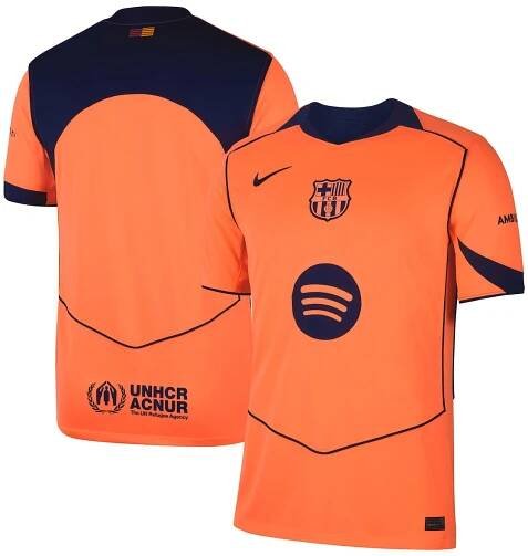  Barcelona Nike 2025/26 Third Replica Jersey - Orange