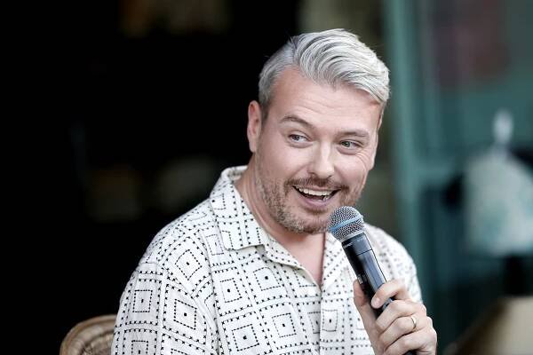 BEVERLY HILLS, CALIFORNIA - JUNE 12: Nathan Garvie, Product Design, Meta speaks during Variety + Meta Innovators Dinner at Gucci Osteria da Massimo Bottura on June 12, 2024 in Beverly Hills, California.  (Photo by Emma McIntyre/Variety via Getty Images)