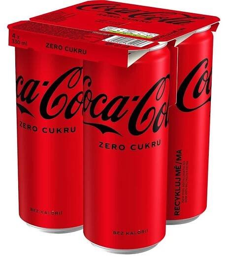 Coca-Cola Zero 4x330ml
