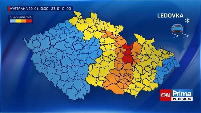 Předpověď počasí 22.1. 2024