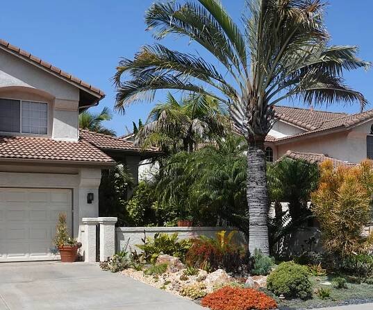 front yard landscaping in Southern California