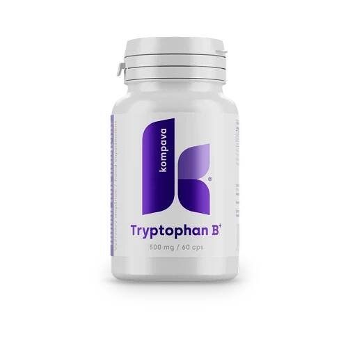 KOMPAVA TRYPTOFAN B+ 500 mg 1×60 cps, výživový doplnok