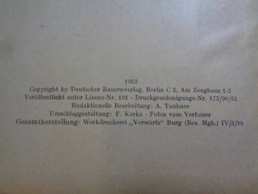 Witrtschaftliche Pflanzengemeinschaften Im Ackerbau, 1953