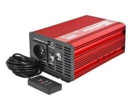 Měnič napětí CARSPA P1000 12V/230V 1000W čistá sinusovka D.O.