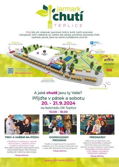 IV. ročník Jarmarku chutí Teplice -Mírové náměstí 2950, Teplice
