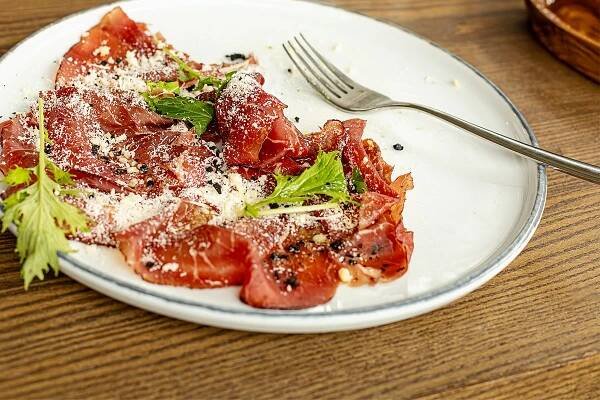 Carpaccio z hovězí bresaoly