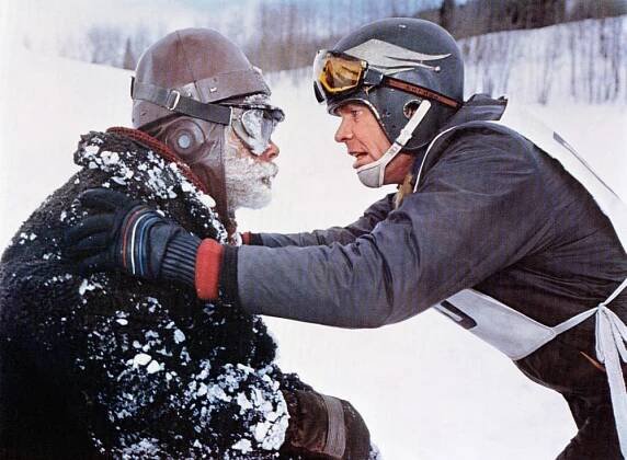 SNOWBALL EXPRESS, from left, Harry Morgan, Dean Jones, 1972