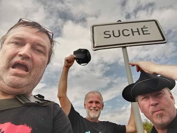 Z natáčení s přáteli na Teplicku.