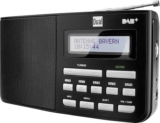 DAB5.2 přenosné rádio DAB+, FM černá